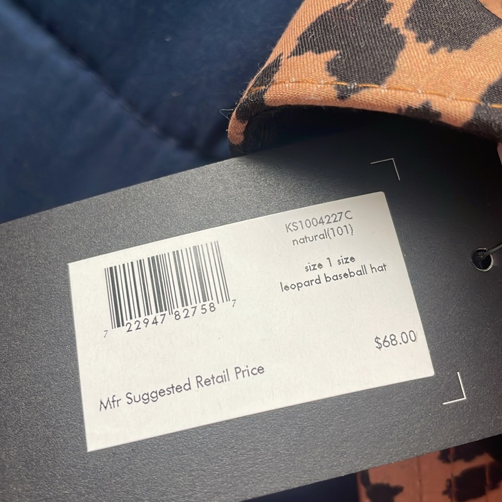 Leopard Kate Spade hat - Picture 5 of 5